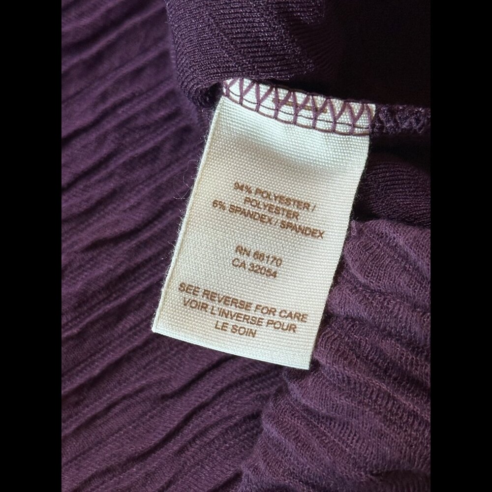 New Free People Skirt Small Womens Burgundy Mini Textured Bordeaux Pencil - Picture 7 of 7